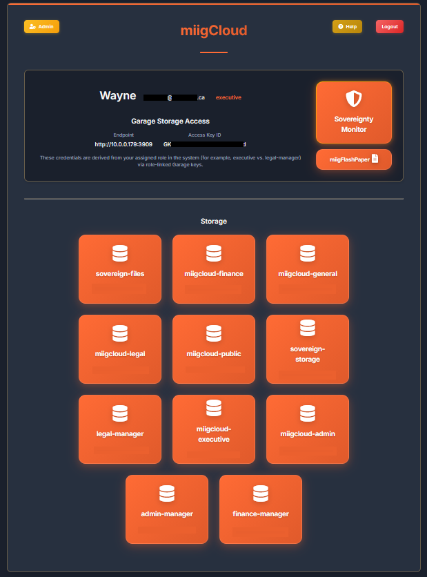 miigCloud Line screenshot
